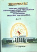 HIMPUNAN PERATURAN KEPEGAWAIAN TENTANG SYARAT-SYARAT PENGANGKATAN PNS DALAM JABATAN STRUKTURAL DAN FUNGSIONAL EDISI 2 TAHUN 2005