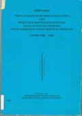 HIMPUNAN SURAT EDARAN MARI (SEMA)DAN PERATURAN / INSTRUKSI / KEPUTUSAN / SURAT KEPUTUSAN BERSAMA KETUA MARI TAHUN 1986-1988