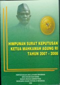 HIMPUNAN SURAT KEPUTUSAN KETUA MARI TAHUN 2007-2008 TAHUN 2009