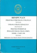 HIMPUNAN PERUNDANG-UNDANGAN KEPAILITAN TAHUN 1998
