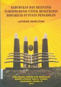 KEDUDUKAN DAN RELEVANSI YURISPRUDENSI UNTUK MENGURANGGI DISPARITAS PUTUSAN PENGADILAN TAHUN 2010