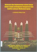 RELEVANSI DAN IMPLEMENTASI SISTEM KAMAR DALAM RANGKA PENINGKATAN KOMPETENSI DAN KUALITAS PUTUSAN MARI TAHUN 2010