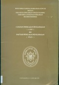 CATATAN PENILAIAN (CPP) DAN PENILAIAN PENGAWASAN (DPP) TAHUN 1997